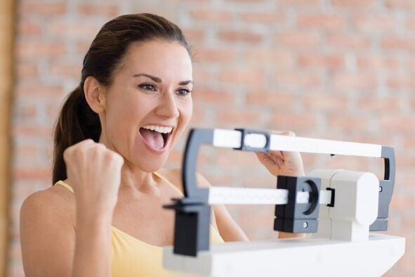 The achieved result of weight loss is fixed if you control the diet