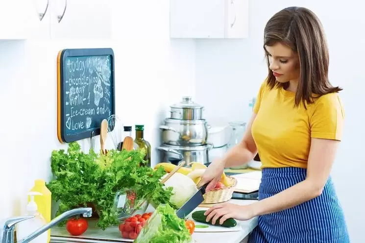 Prepare vegetables for weight loss